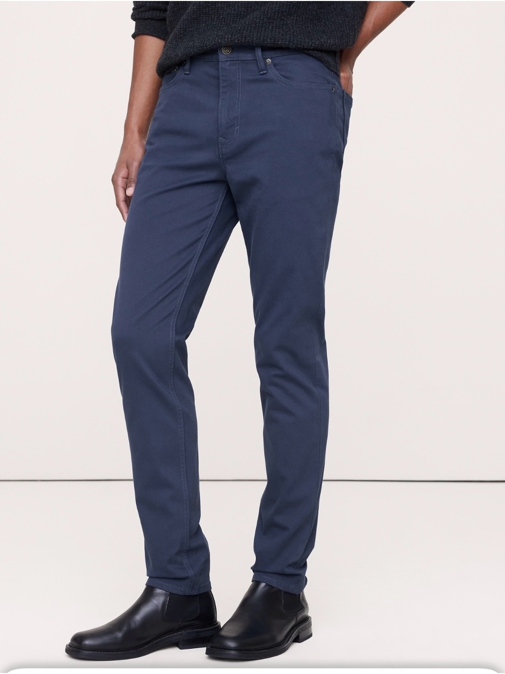 Banana Republic Navy Slim Straight Pants Men’s 32x29 Stretch Cotton Casual Chino